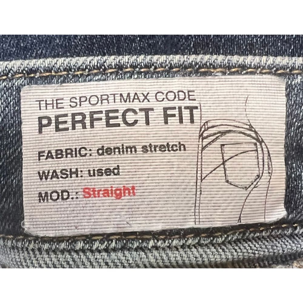 Sportmax Code Perfect Fit Straight Jean Size 28 - Picture 8 of 8